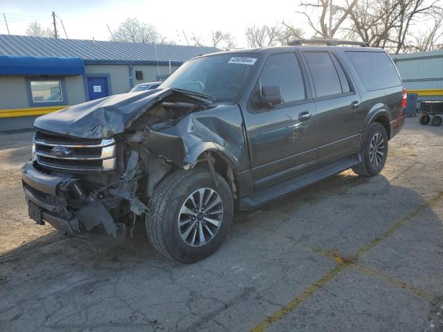 1FMJK1JT1FEF48187 - 2015 FORD EXPEDITION EL XLT CHARCOAL photo 1