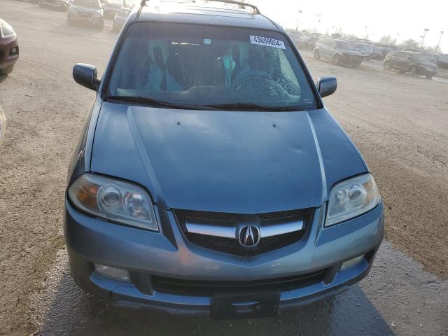 2HNYD18915H508197 - 2005 ACURA MDX TOURING TURQUOISE photo 5