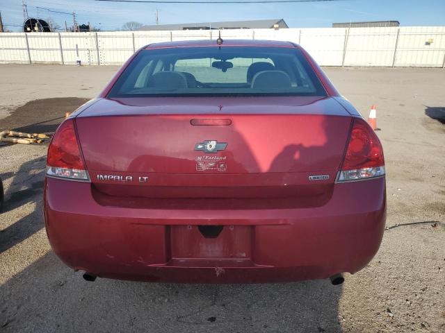 2G1WB5E3XE1154529 - 2014 CHEVROLET IMPALA LIM LT RED photo 6