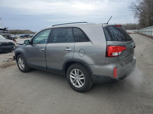 5XYKT4A63EG499307 - 2014 KIA SORENTO LX GRAY photo 2