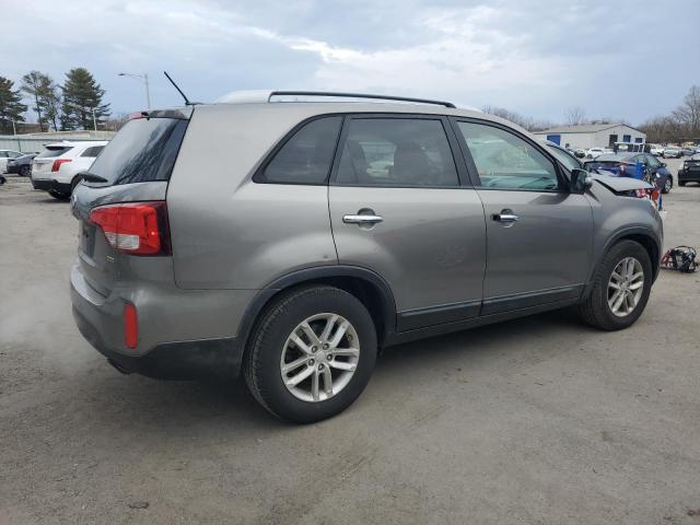 5XYKT4A63EG499307 - 2014 KIA SORENTO LX GRAY photo 3