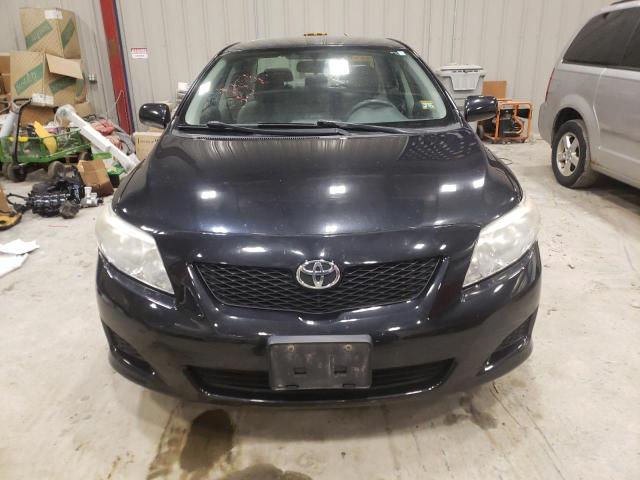 JTDBU4EE8AJ061004 - 2010 TOYOTA COROLLA BASE BLACK photo 5