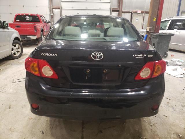 JTDBU4EE8AJ061004 - 2010 TOYOTA COROLLA BASE BLACK photo 6