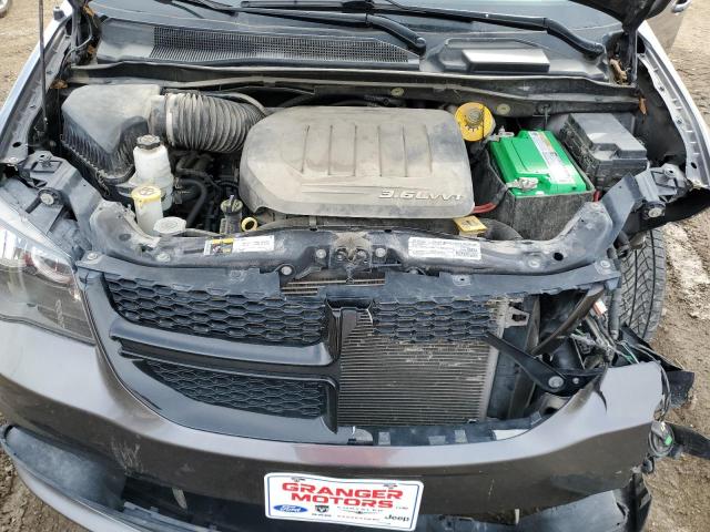 2C4RDGBGXHR798085 - 2017 DODGE GRAND CARA SE GRAY photo 12