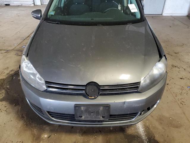 WVWDA7AJ8BW271614 - 2011 VOLKSWAGEN GOLF GRAY photo 11