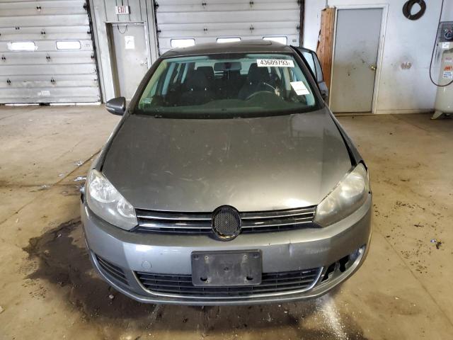WVWDA7AJ8BW271614 - 2011 VOLKSWAGEN GOLF GRAY photo 5