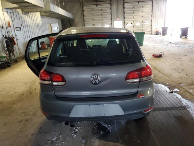 WVWDA7AJ8BW271614 - 2011 VOLKSWAGEN GOLF GRAY photo 6