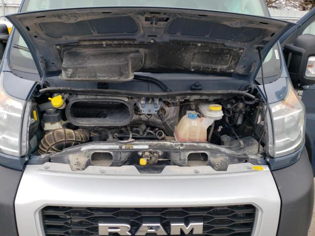 3C6URVJG0LE143789 - 2020 RAM PROMASTER 3500 HIGH ლურჯი ფოტო 11