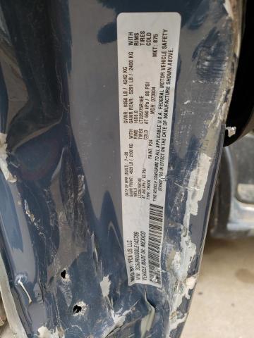 3C6URVJG0LE143789 - 2020 RAM PROMASTER 3500 HIGH ლურჯი ფოტო 12