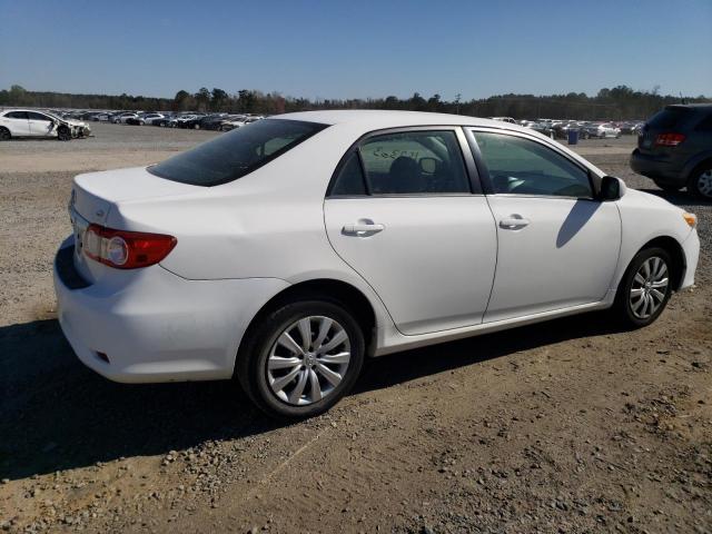 2T1BU4EE4DC063493 - 2013 TOYOTA COROLLA BASE WHITE photo 3