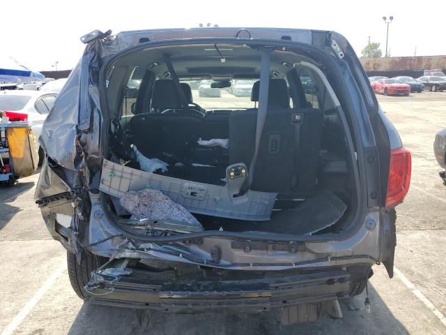 5FNYF5H5XHB016301 - 2017 HONDA PILOT EXL GRAY photo 6