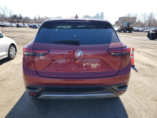 LRBFZMR41MD112042 - 2021 BUICK ENVISION PREFERRED RED photo 6