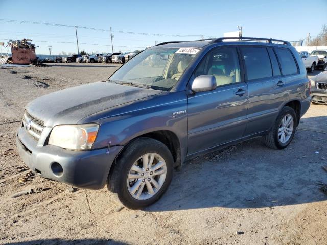 JTEGW21A170017265 - 2007 TOYOTA HIGHLANDER HYBRID BLUE photo 1