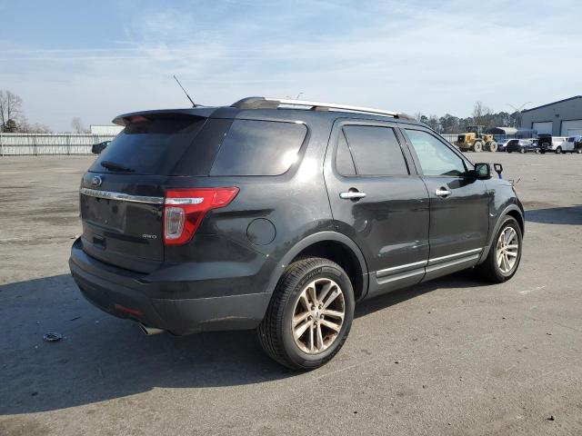 1FM5K8D87DGA02996 - 2013 FORD EXPLORER XLT BLACK photo 3