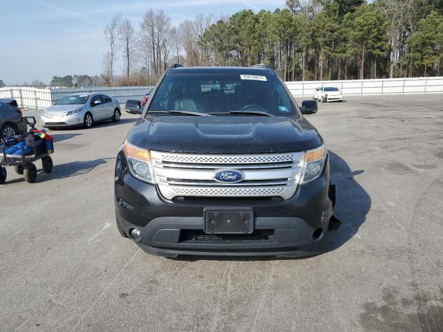 1FM5K8D87DGA02996 - 2013 FORD EXPLORER XLT BLACK photo 5