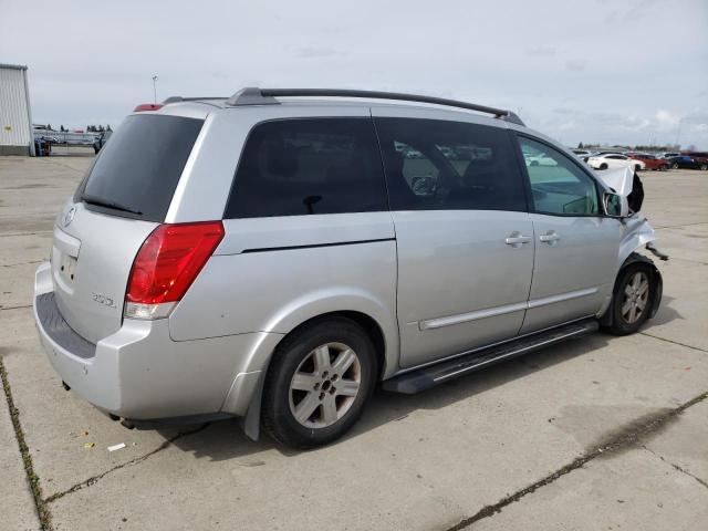 5N1BV28UX4N344260 - 2004 NISSAN QUEST S SILVER photo 3