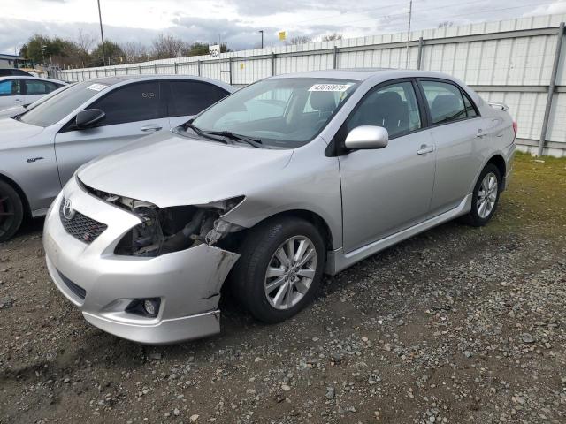 2T1BU4EE2AC468103 - 2010 TOYOTA COROLLA BASE SILVER photo 1