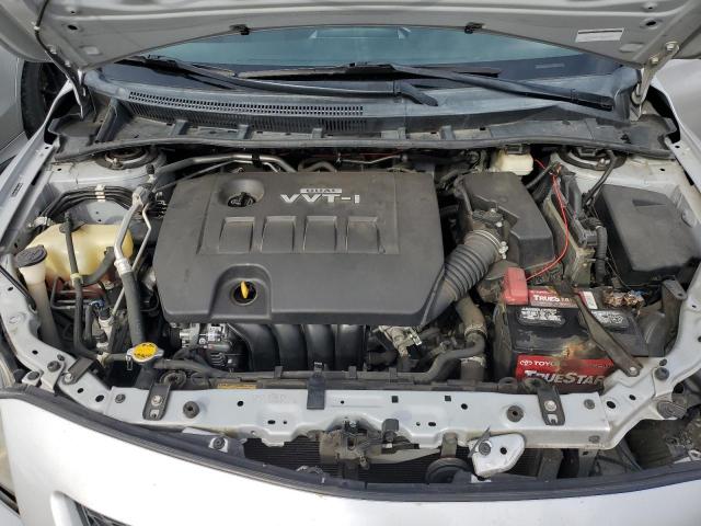 2T1BU4EE2AC468103 - 2010 TOYOTA COROLLA BASE SILVER photo 11