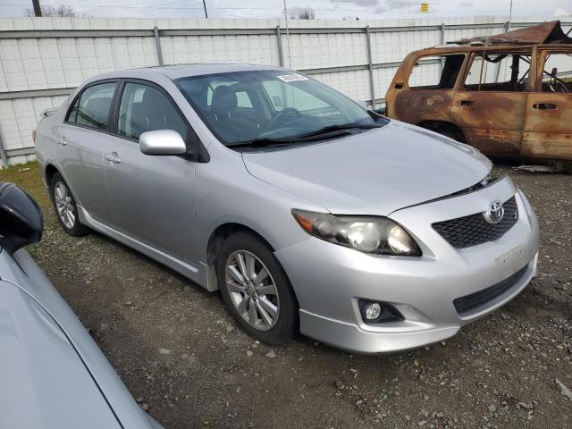 2T1BU4EE2AC468103 - 2010 TOYOTA COROLLA BASE SILVER photo 4