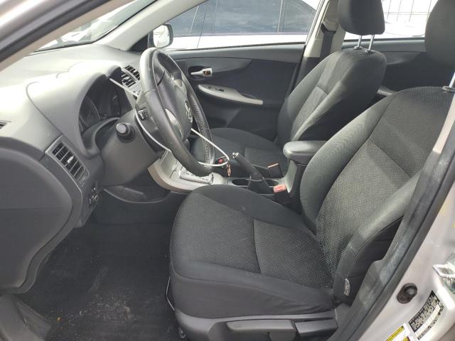 2T1BU4EE2AC468103 - 2010 TOYOTA COROLLA BASE SILVER photo 7