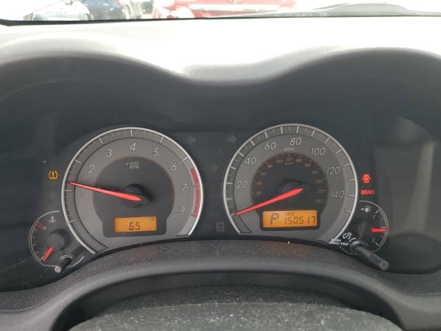 2T1BU4EE2AC468103 - 2010 TOYOTA COROLLA BASE SILVER photo 9