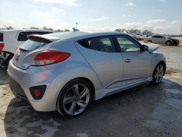 KMHTC6AE5DU115902 - 2013 HYUNDAI VELOSTER TURBO SILVER photo 3