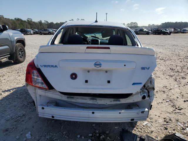 3N1CN7APXGL823764 - 2016 NISSAN VERSA S WHITE photo 6