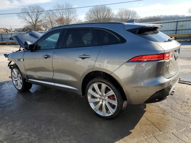 SADCM2FV2KA609382 - 2019 JAGUAR F-PACE S GRAY photo 2