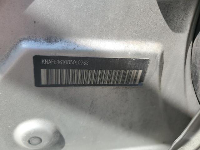 KNAFE161085010783 - 2008 KIA SPECTRA5 5 SX SILVER photo 12