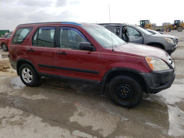 SHSRD78424U235561 - 2004 HONDA CR-V LX BURGUNDY photo 4