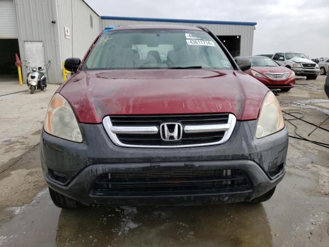 SHSRD78424U235561 - 2004 HONDA CR-V LX BURGUNDY photo 5