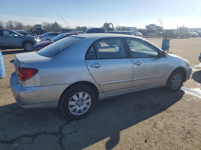 2T1BR38E24C211728 - 2004 TOYOTA COROLLA CE SILVER photo 3