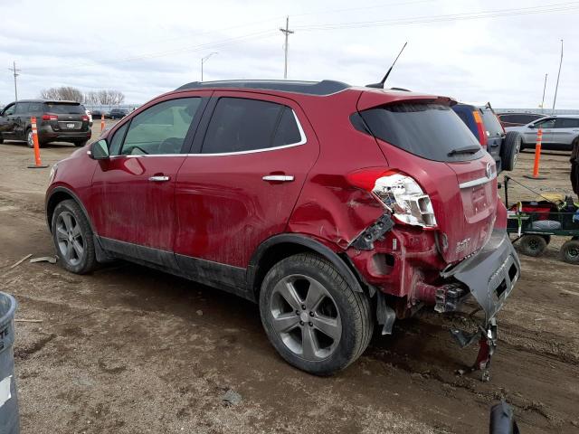 KL4CJHSB8EB782349 - 2014 BUICK ENCORE PREMIUM RED photo 2