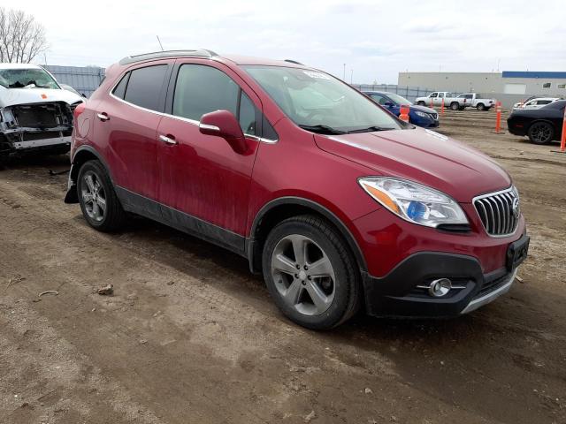 KL4CJHSB8EB782349 - 2014 BUICK ENCORE PREMIUM RED photo 4