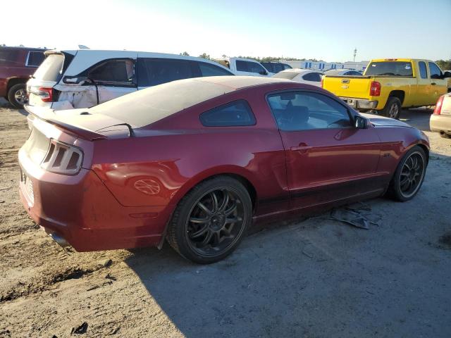 1ZVBP8AM9E5314760 - 2014 FORD MUSTANG RED photo 3