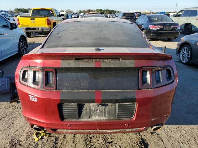 1ZVBP8AM9E5314760 - 2014 FORD MUSTANG RED photo 6