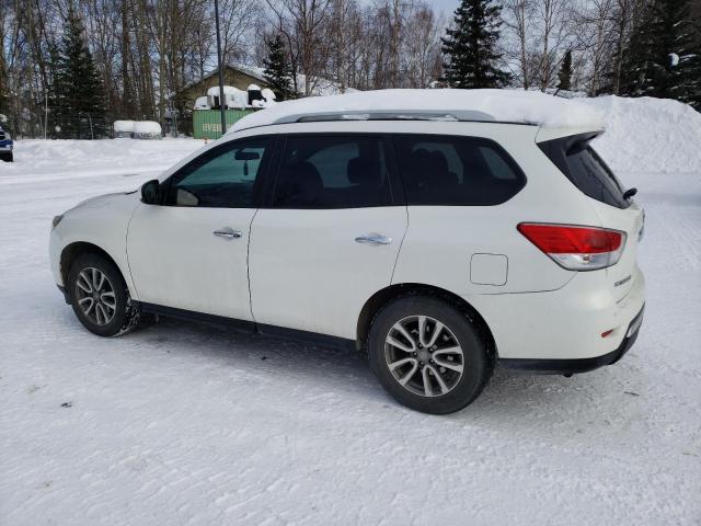 5N1AR2MM7DC648017 - 2013 NISSAN PATHFINDER S WHITE photo 2