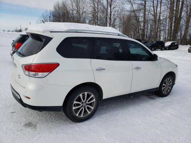 5N1AR2MM7DC648017 - 2013 NISSAN PATHFINDER S WHITE photo 3