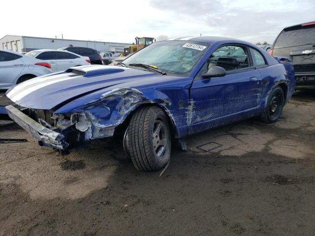 1FAFP40634F149139 - 2004 FORD MUSTANG BLUE photo 1