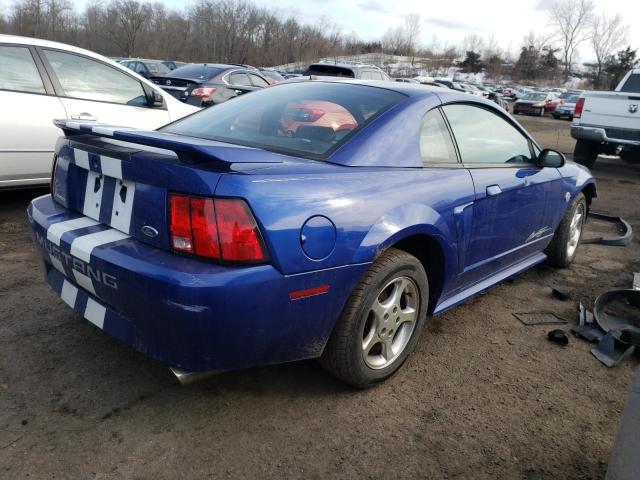 1FAFP40634F149139 - 2004 FORD MUSTANG BLUE photo 3