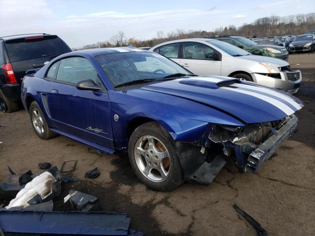 1FAFP40634F149139 - 2004 FORD MUSTANG BLUE photo 4