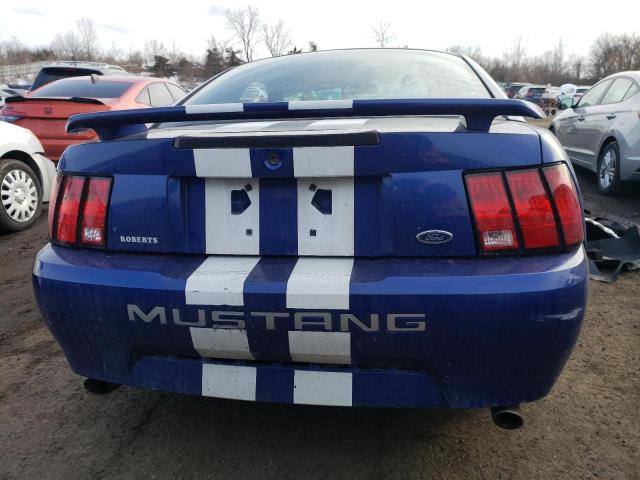 1FAFP40634F149139 - 2004 FORD MUSTANG BLUE photo 6