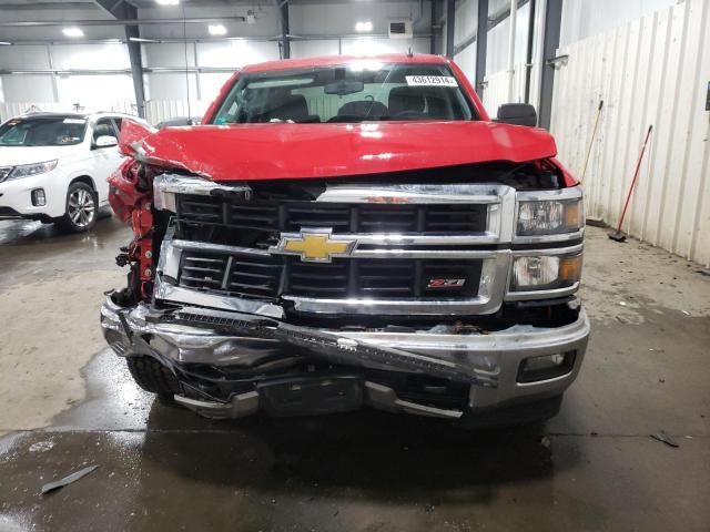 3GCUKRECXEG150610 - 2014 CHEVROLET SILVERADO K1500 LT RED photo 5