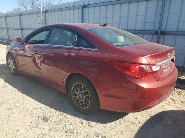 5NPEB4AC7CH364701 - 2012 HYUNDAI SONATA GLS RED photo 2