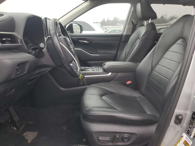 5TDGZRBH3MS065987 - 2021 TOYOTA HIGHLANDER XLE GRAY photo 7
