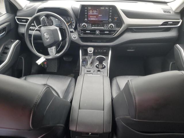 5TDGZRBH3MS065987 - 2021 TOYOTA HIGHLANDER XLE GRAY photo 8