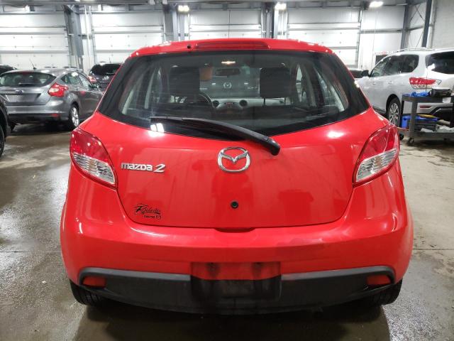 JM1DE1KY2D0152640 - 2013 MAZDA MAZDA2 RED photo 6