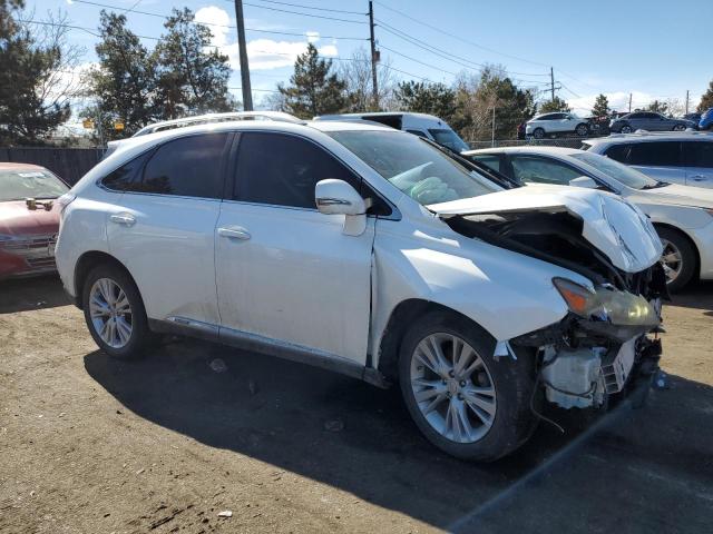 JTJBC1BA2A2012536 - 2010 LEXUS RX 450 WHITE photo 4