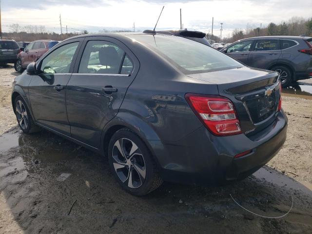 1G1JF5SB8L4118110 - 2020 CHEVROLET SONIC PREM GRAY photo 2