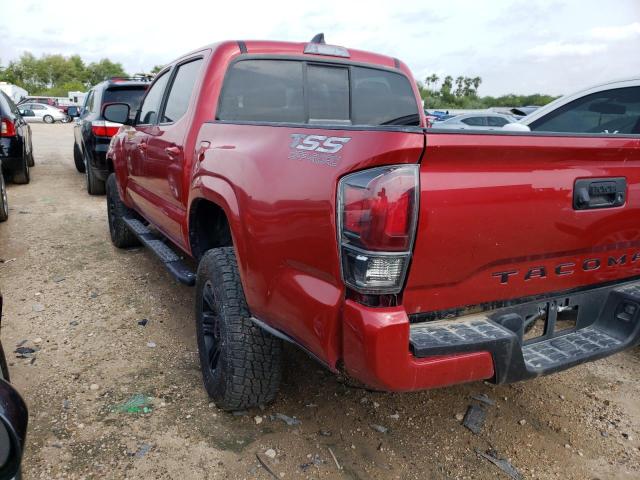 3TYAX5GN2NT057646 - 2022 TOYOTA TACOMA DOUBLE CAB RED photo 2